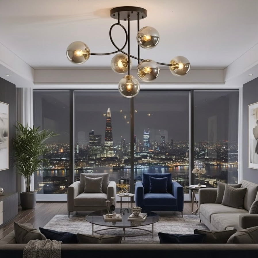 Molecular Constellation modern LED artistic chandelier