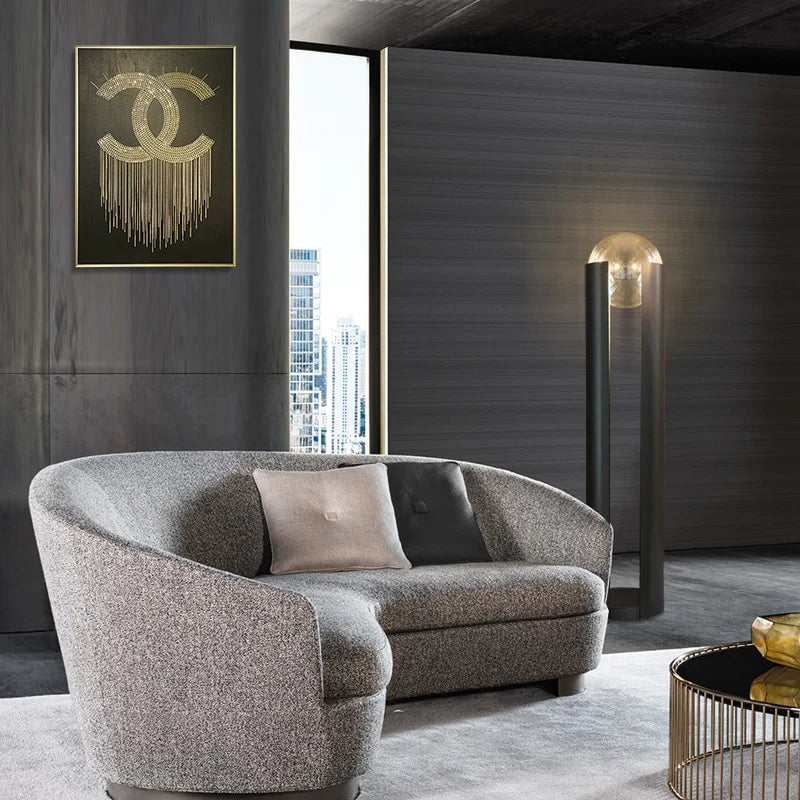 Luminous Totem tall sculptural LED floor lamp