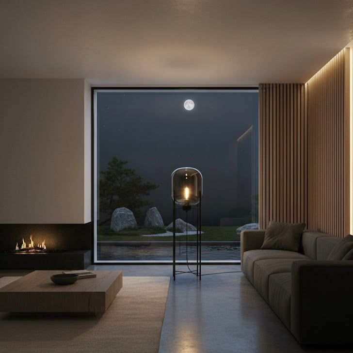 Tall Gallery Frame modern architectural LED floor lamp