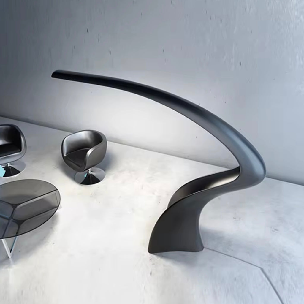 Avant-Garde Arc modern sculptural LED floor lamp