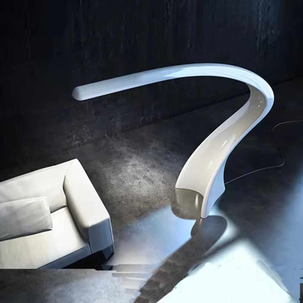 Avant-Garde Arc modern sculptural LED floor lamp