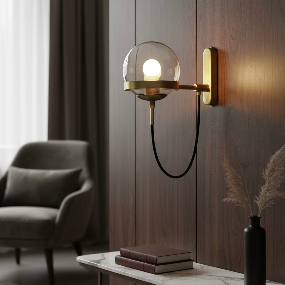 Lunar Bracket modern LED wall light for contemporary interiors