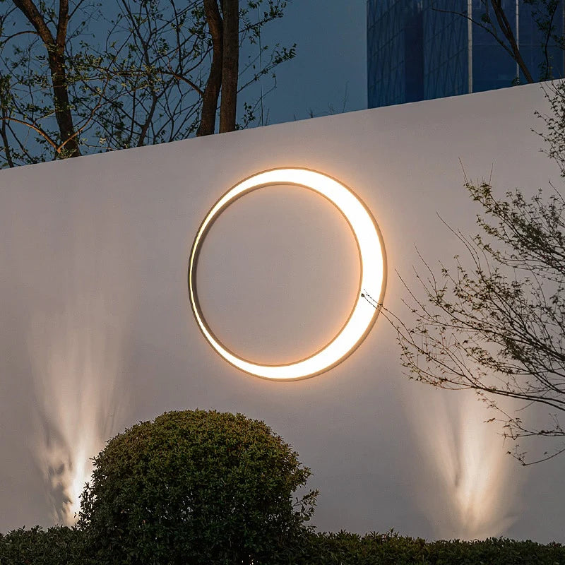 Lunar Eclipse modern LED moon wall light for contemporary interiors