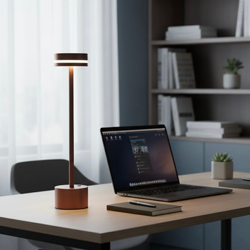 Nomad Stick modern LED table lamp with slim vertical design