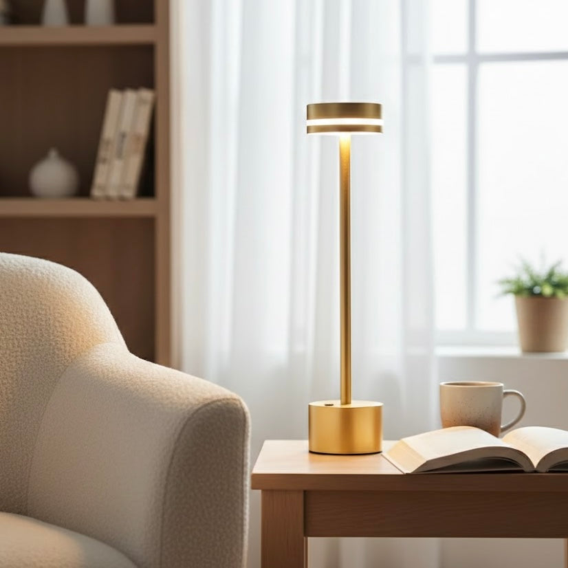 Nomad Stick modern LED table lamp with slim vertical design