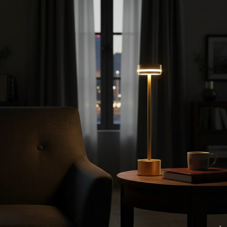 Nomad Stick modern LED table lamp with slim vertical design