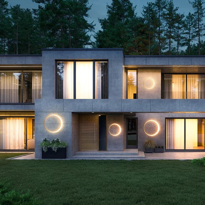 Lunar Eclipse modern LED moon wall light for contemporary interiors