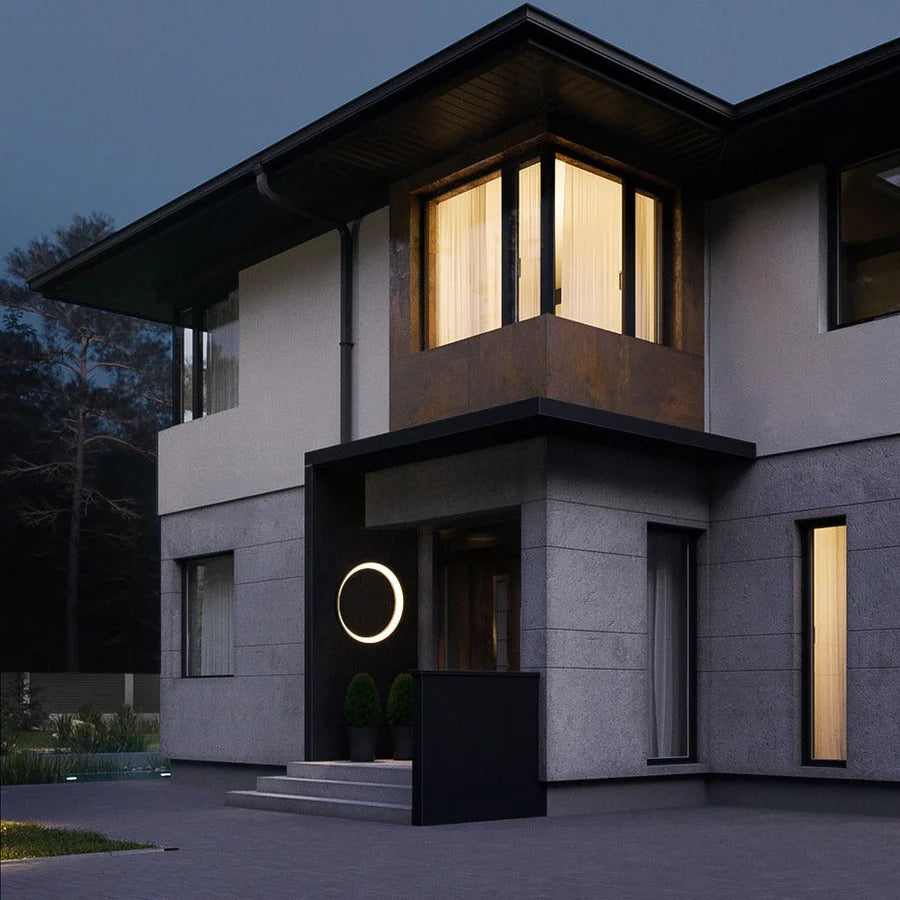 Lunar Eclipse modern LED moon wall light for contemporary interiors