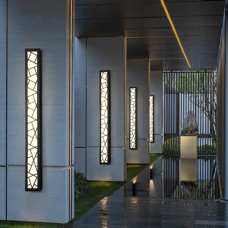 Stone Linear outdoor linear LED architectural light with stone finish