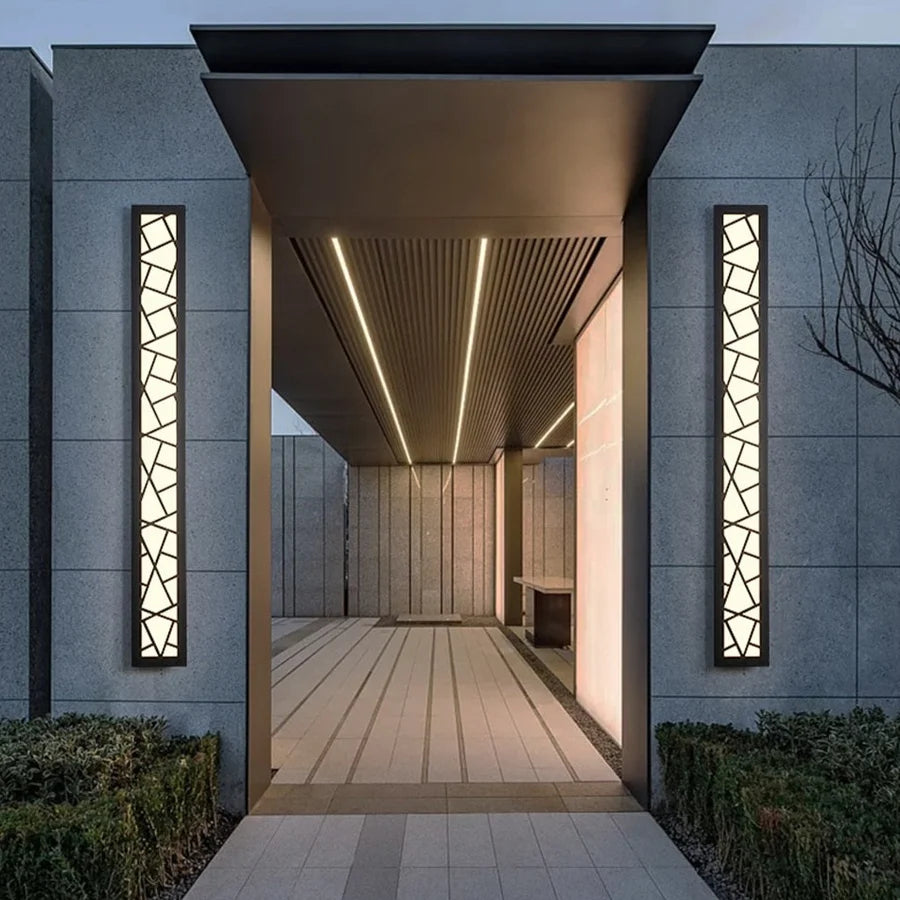 Stone Linear outdoor linear LED architectural light with stone finish