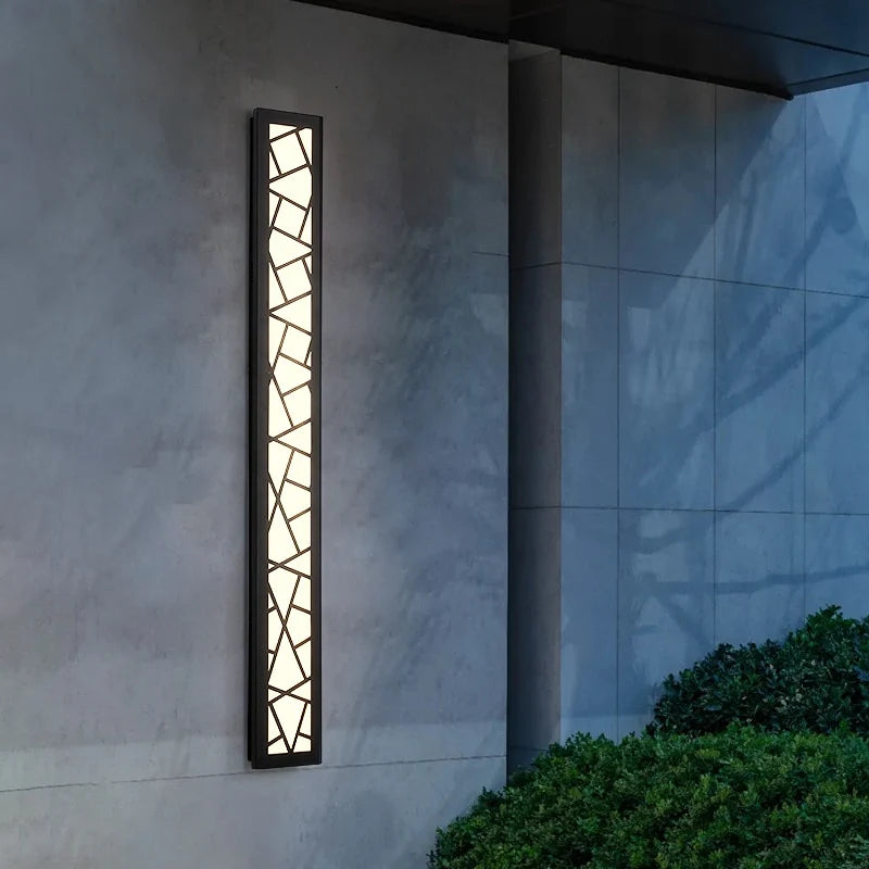 Stone Linear outdoor linear LED architectural light with stone finish