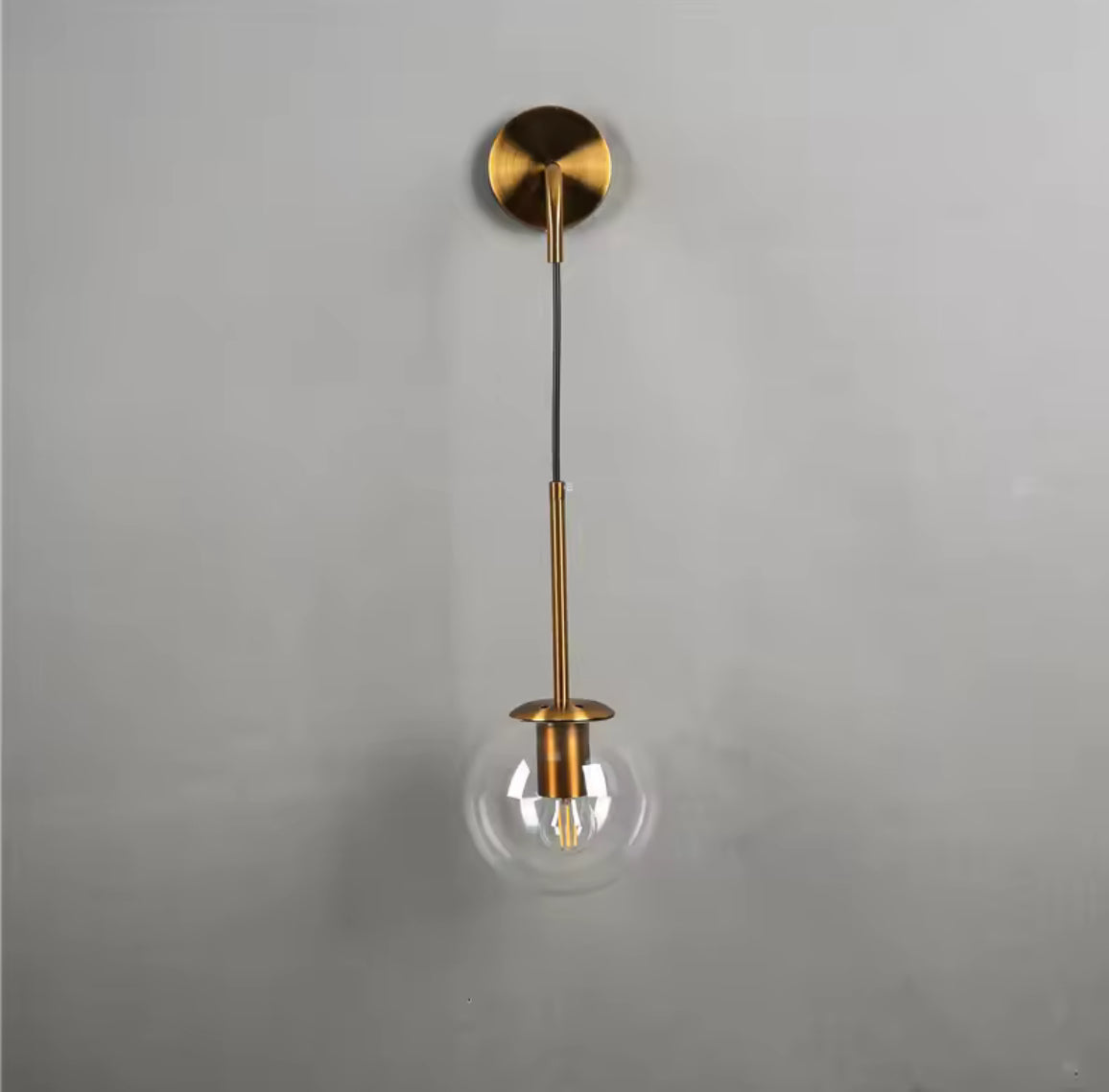 Reverse Sceptre modern LED bedside wall lamp for bedroom lighting