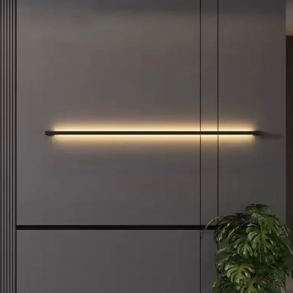 Interior Blade modern linear LED wall light for contemporary interiors
