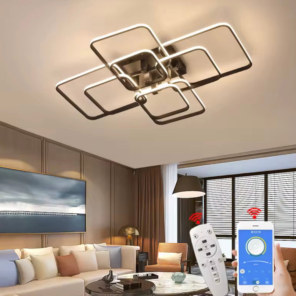 Geometric Matrix modern LED geometric chandelier