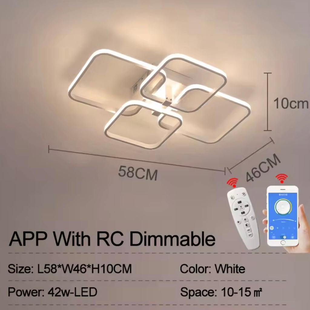 Geometric Matrix modern LED geometric chandelier