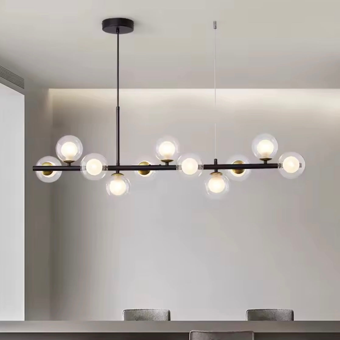 Nordic Globe Scandinavian glass globe LED chandelier