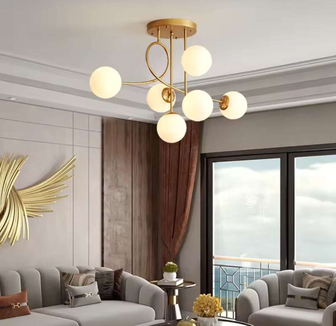 Molecular Constellation modern LED artistic chandelier