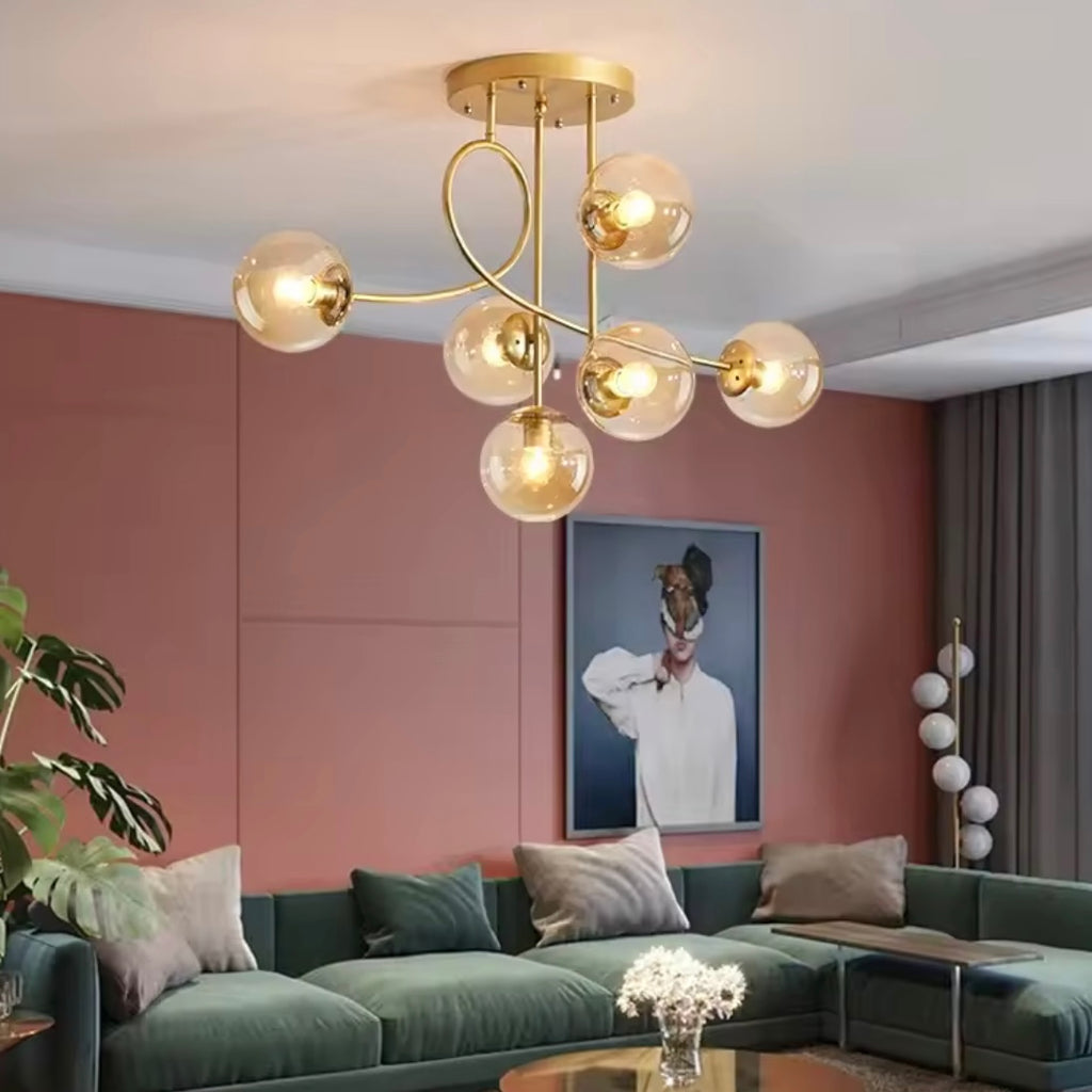 Molecular Constellation modern LED artistic chandelier